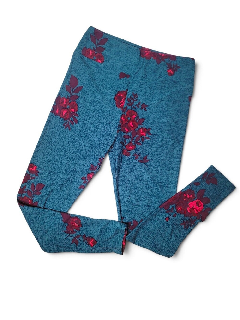 Leggings Floral Roses LuLaRoe OS New